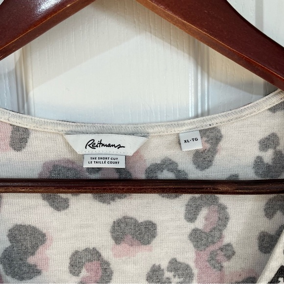 Reitmans 3/4 sleeve v neck button up with tie at bottom of waist size XL - Picture 7 of 13